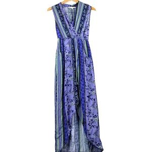 ASTR The Label Floral Hi-Lo Maxi Dress S